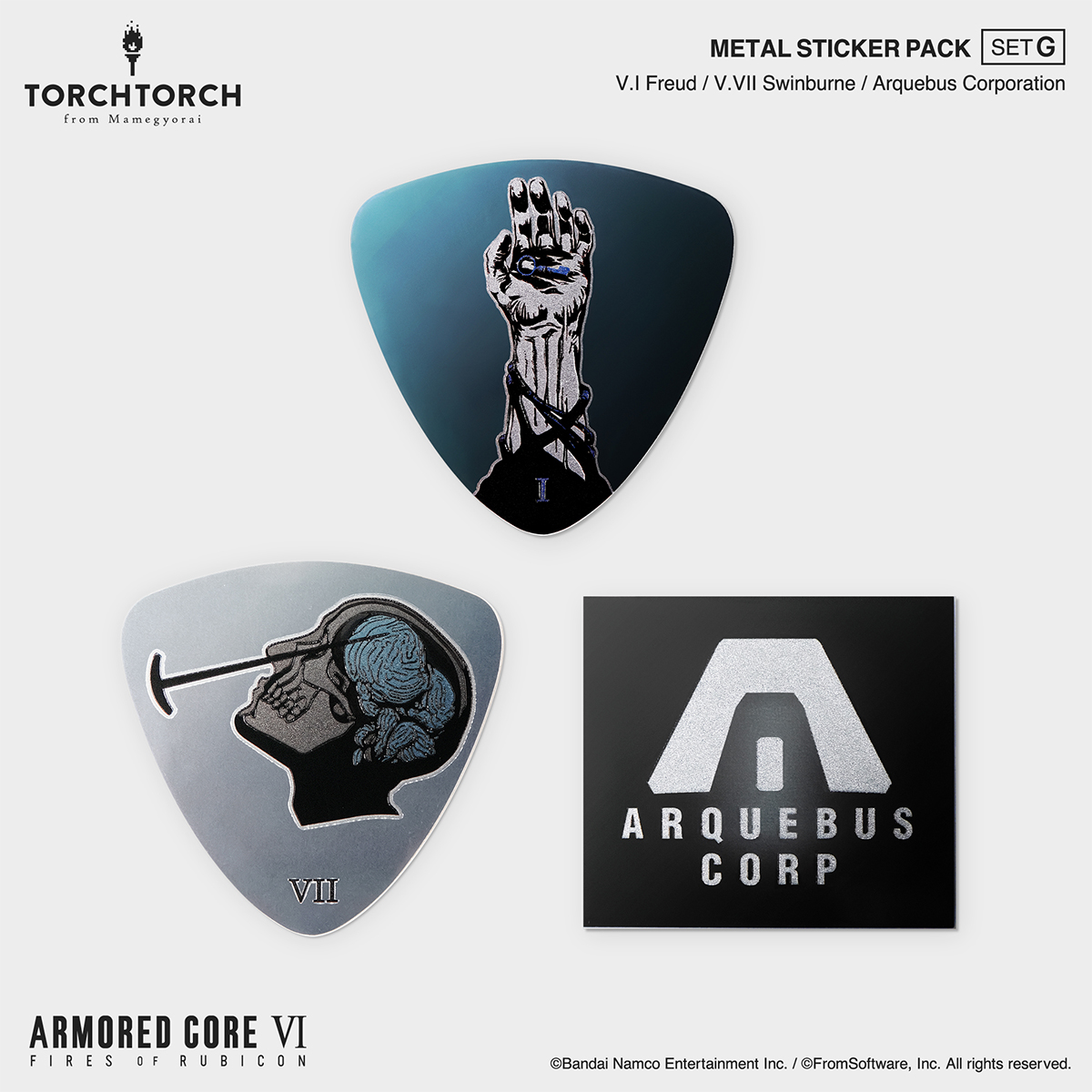 METAL STICKER PACK ARMORED CORE VI FIRES OF RUBICON × TORCH TORCH