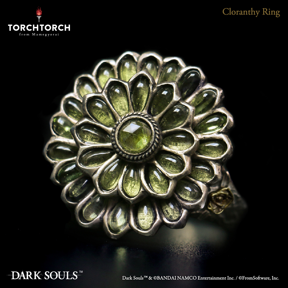ダークソウル × TORCH TORCH/ リングコレクション緑花の指輪 19号