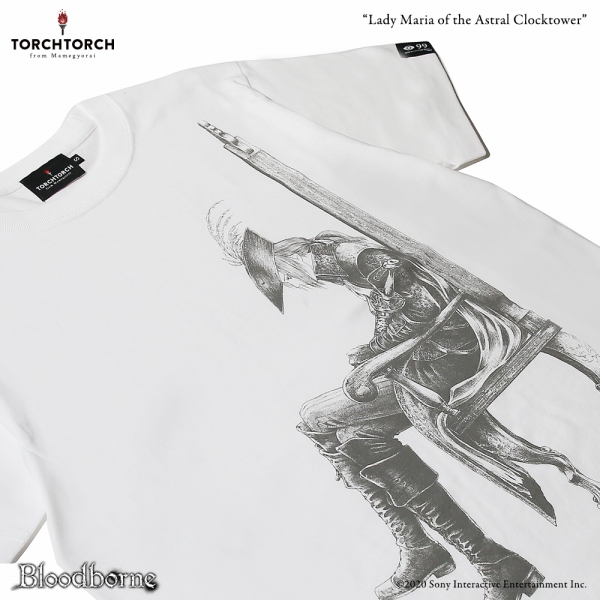 時計塔のマリア Bloodborne Tシャツコレクション Torch Torch