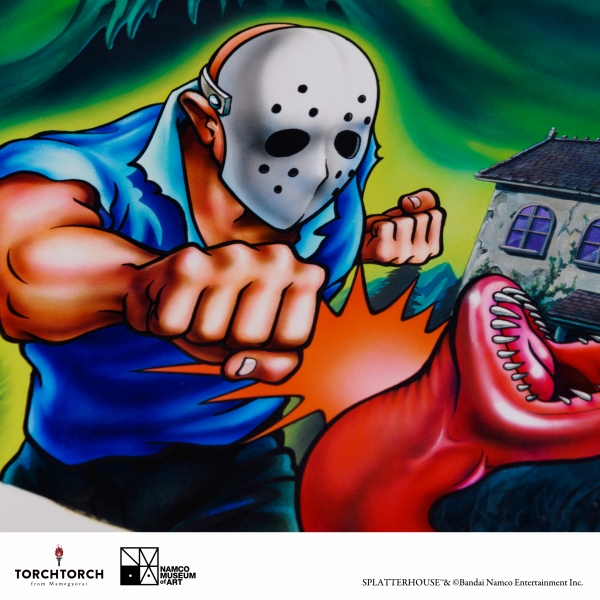 SPLATTERHOUSE Key Visual: Giclee Print Namco Museum of Art × TORCH TORCH