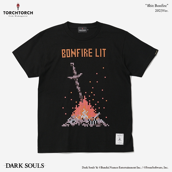 8bitの篝火のTシャツ（2023Ver.） | TORCH TORCH