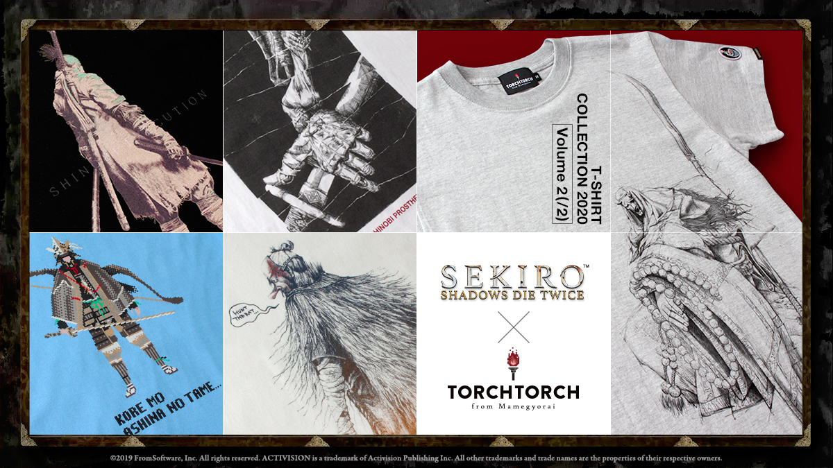 SEKIRO: SHADOWS DIE TWICE × TORCH TORCH コラボTシャツ/ 第二