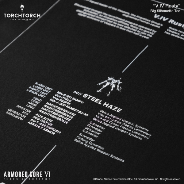 V.IV Rusty ARMORED CORE VI × TORCH TORCH
