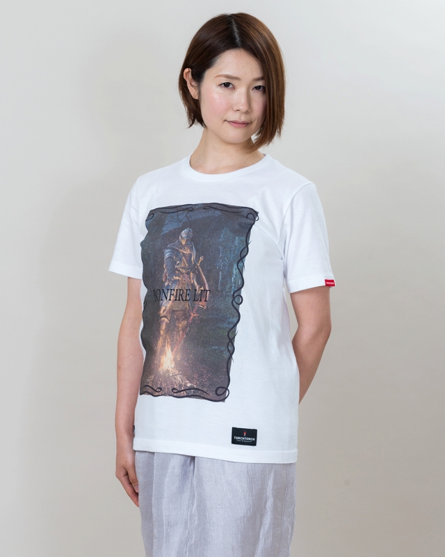 BONFIRE LIT T-SHIRT DARK SOULS x TORCH TORCH