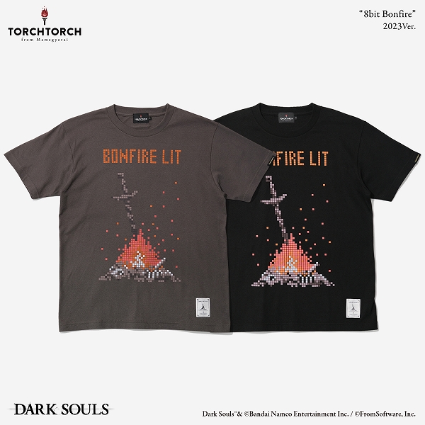 8bitの篝火のTシャツ（2023Ver.） | TORCH TORCH